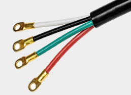 Terminals power cord ends
