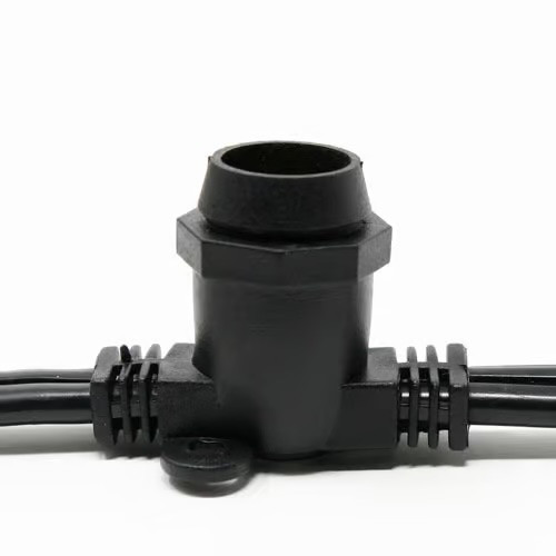 Light String for USA Market, Indoor Outdoor Waterproof E12 Lamp Holder