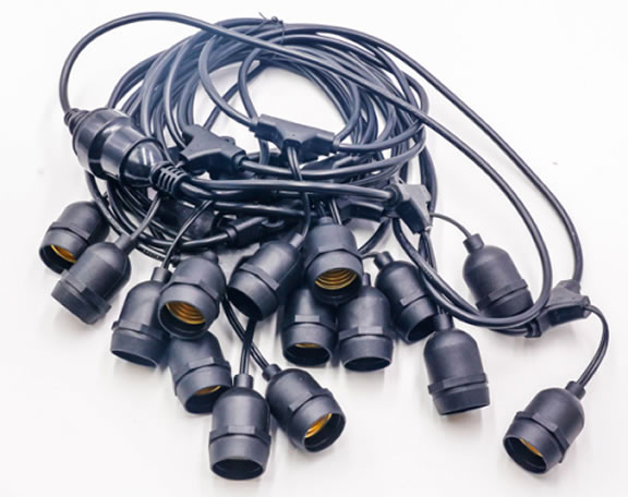 Light String for Australia Market E27 LED waterproof Indoor Outdoor Lamp Holder