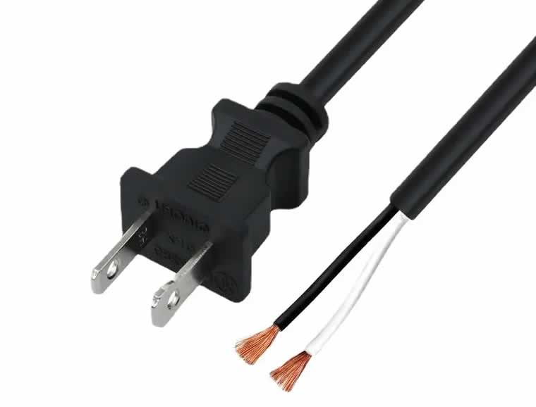 American Power Cords, NEMA 1-15P Plug, Type A, 2 poles, UL Certified