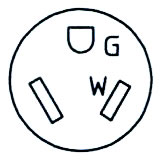 NEMA 7-20R Receptacle
