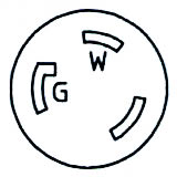 Twist Locking Plug Type: NEMA L5-30R