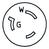 Twist Locking Plug Type: NEMA L7-20R