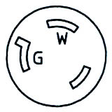 Twist Locking Plug Type: NEMA L7-30R