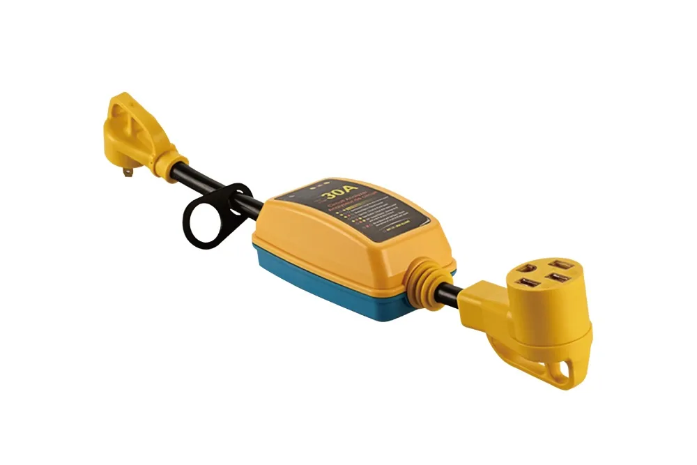 30 Amp to 50 Amp RV Surge Protector Adapter, NEMA TT-30P to NEMA 14-50R, UL 817, UL/cULus listed