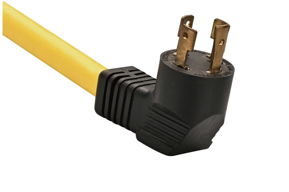 NEMA L14-30P Twist Locking Power Cord - 30A 125V/250V 3P4W, Right Angle UL/ETL/cULus Certified