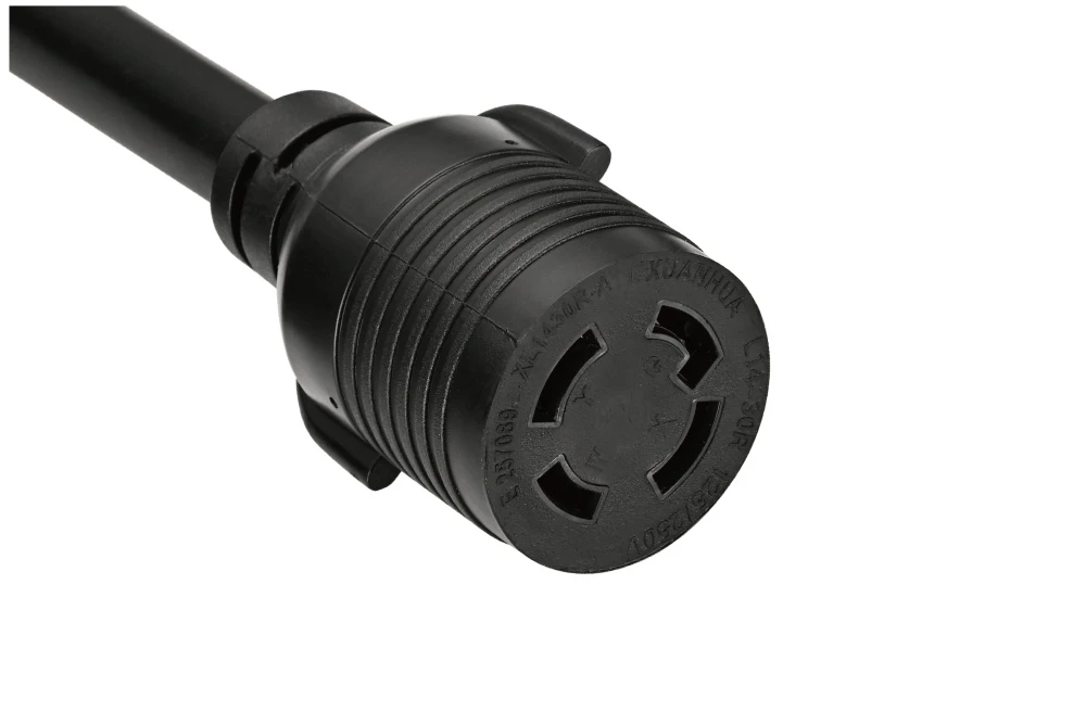 NEMA L14-30R Twist Locking Power Cord - 30A 125V/250V 3P4W, Ring Rib UL/ETL/cULus Certified