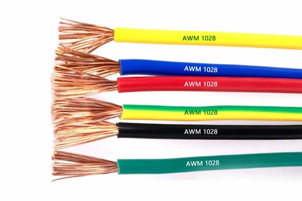 AWM 1028, PVC Insulated Single Conductor Appliance Wiring Material