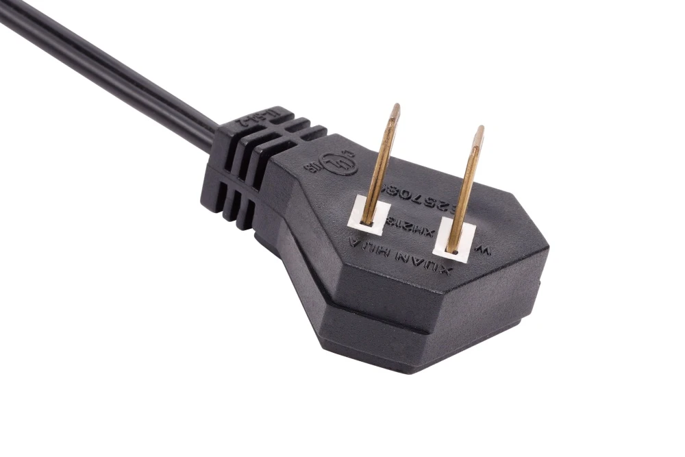 American Power Cord NEMA 1-15P Type A Flat Male Plug, 15A 125V