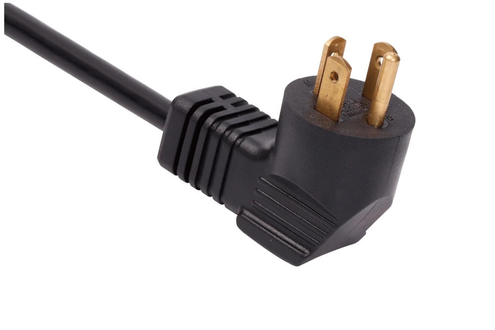 American Power Cord NEMA 14-20P Right Angle Male Plug, 20A 125V/250V