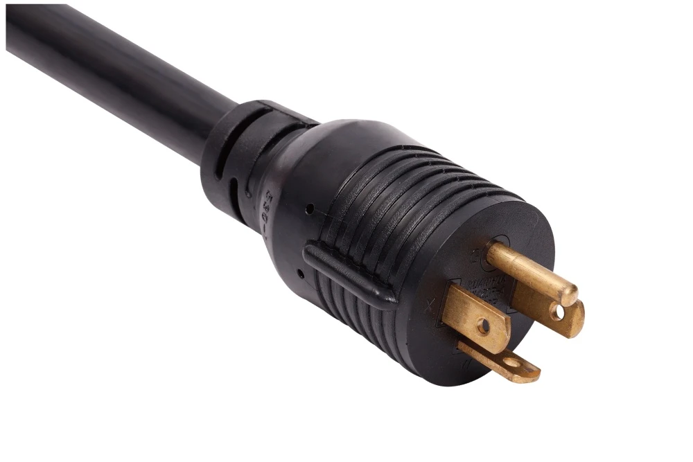 American Power Cord NEMA 14-20P Straight Male Plug, 20A 125V/250V