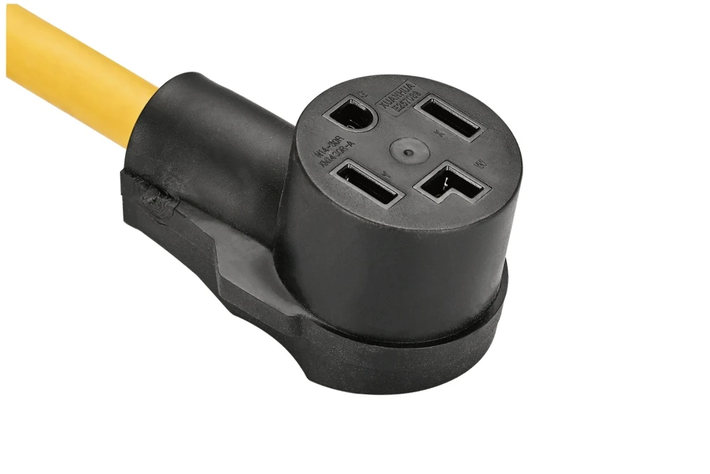 American Power Cord NEMA 14-30R Dryer Connector Female Receptacle, 30A 125V/250V