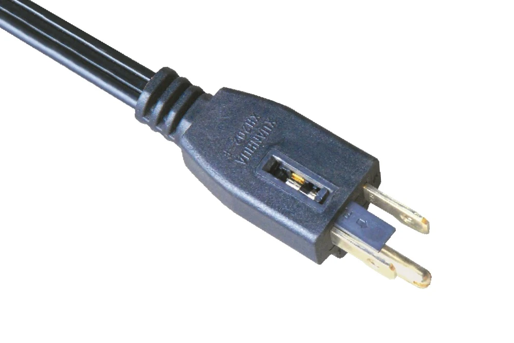 American Power Cord NEMA 5-15P Type B With a Fused Male Plug, 15A 125V