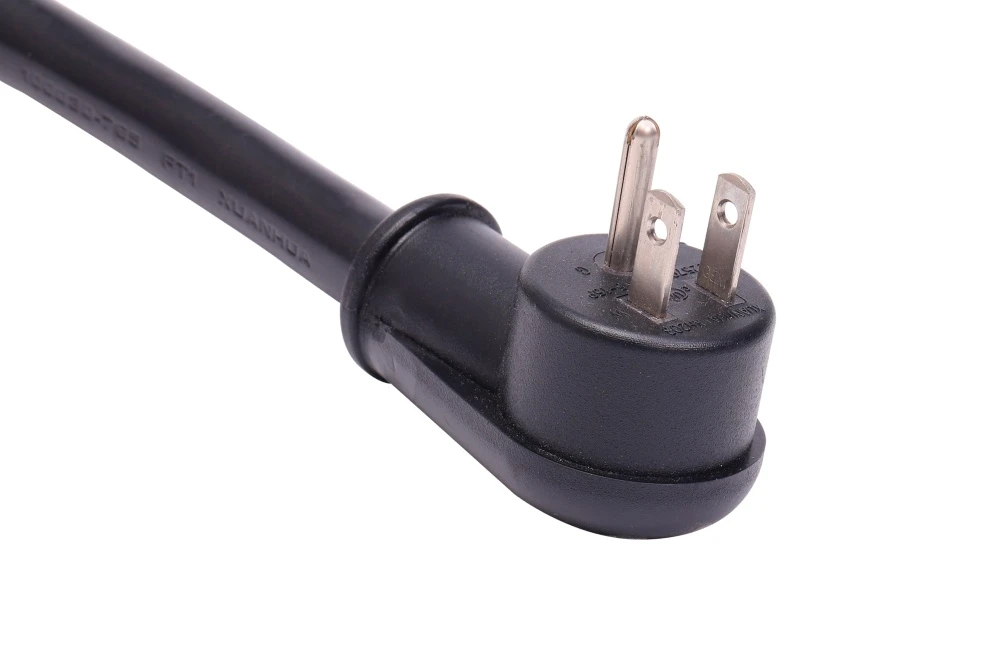 American Power Cord NEMA 5-15P Type B L-Shaped Male Plug, 15A 125V