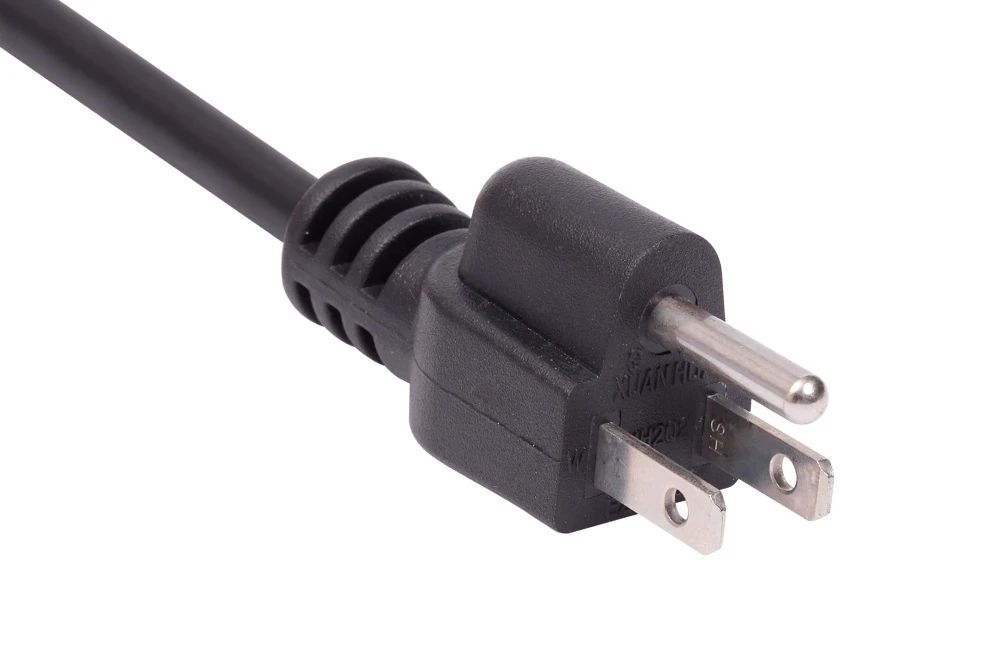 American Power Cord NEMA 5-15P Type B Male Plug, 15A 125V