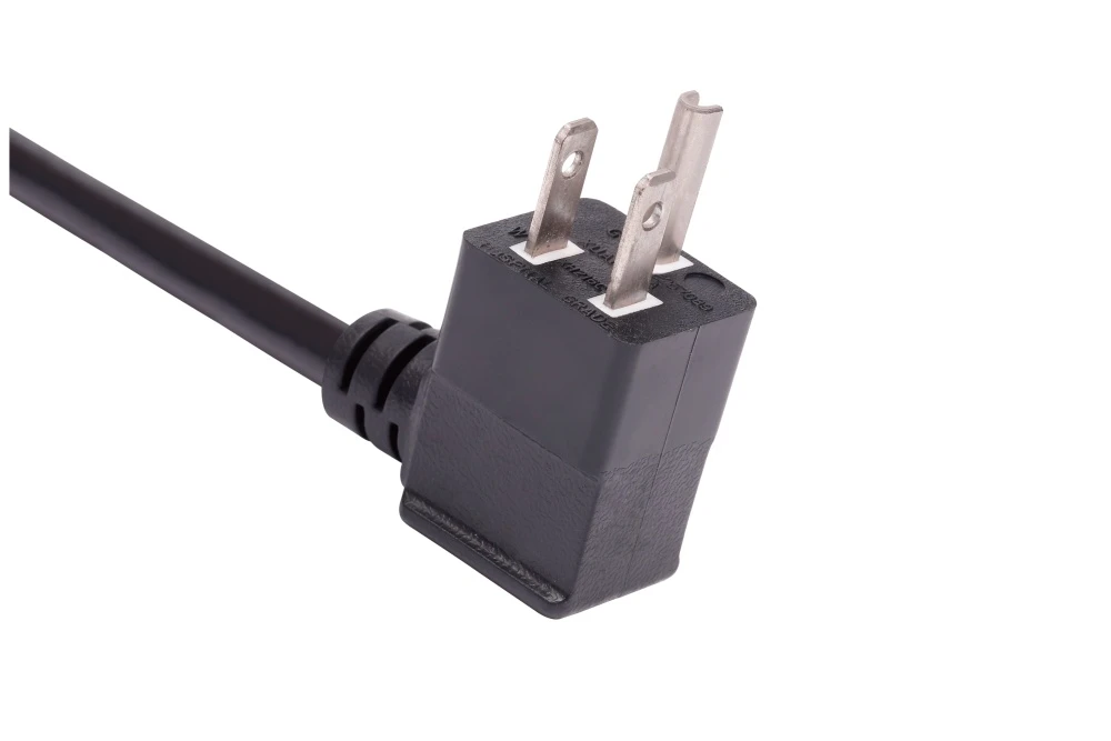 American Power Cord NEMA 5-15P Type B Hospital Right Angle Male Plug, 15A 125V