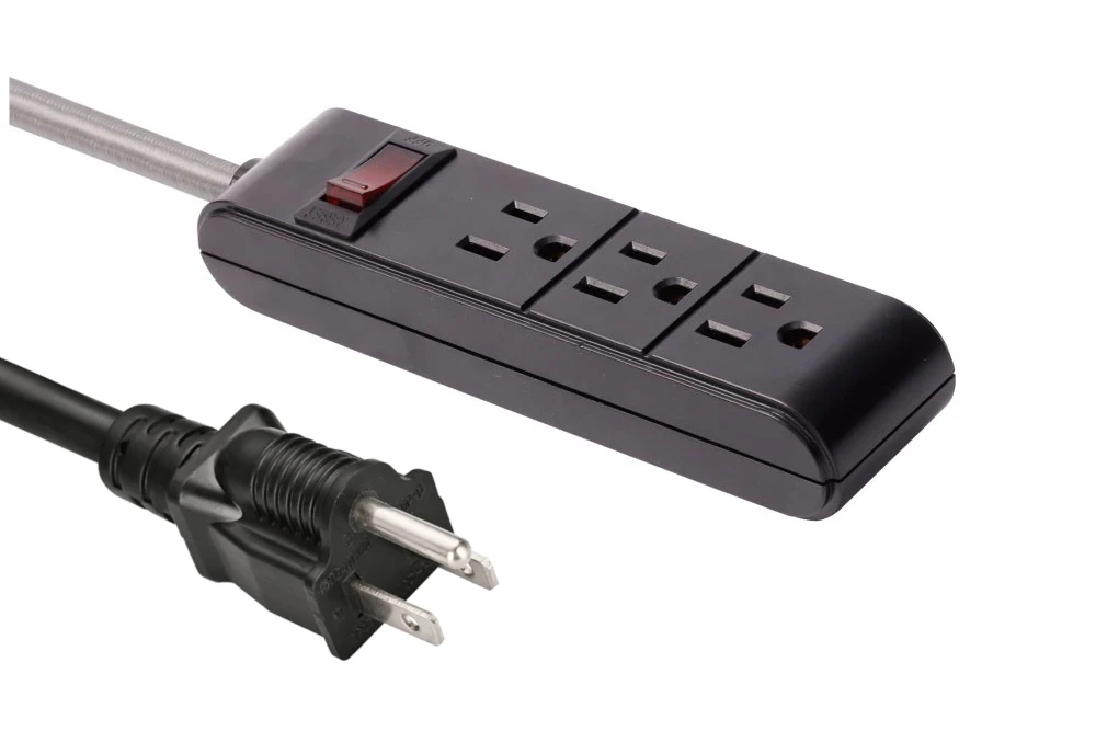 American Power Cord NEMA 5-15R Type B power strip Female Receptacle, 15A 125V