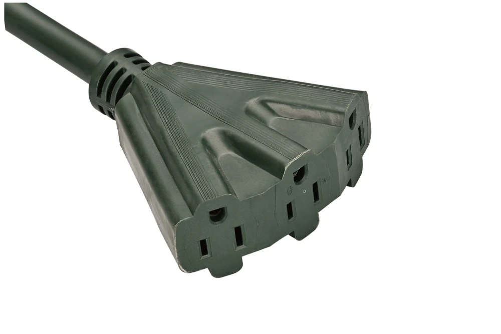 American Power Cord NEMA 5-15R Type B Broom-head Integrated Female Receptacle, 15A 125V