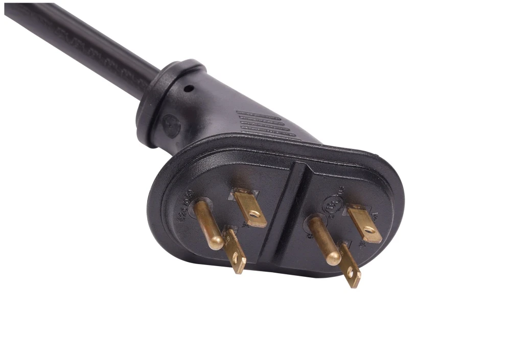 American Power Cord NEMA 5-20P Dual Twin Integrated Male Plug, 20A 125V