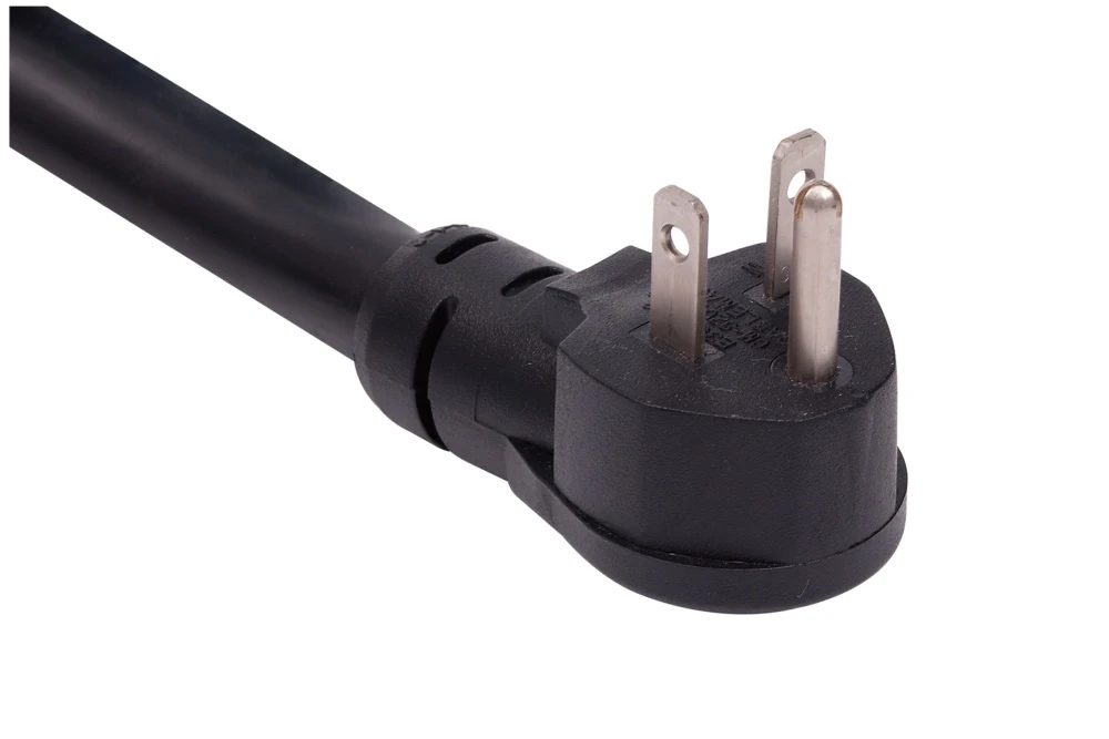 American Power Cord NEMA 5-20P Upward Right Angle Male Plug, 20A 125V