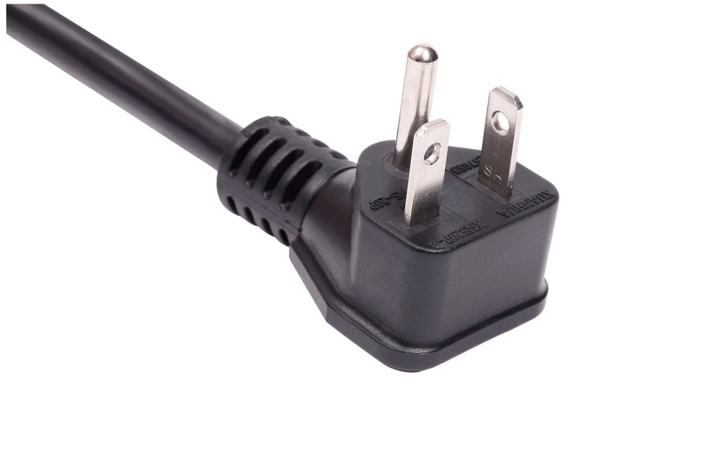 American Power Cord NEMA 5-20P Right Angle Male Plug, 20A 125V
