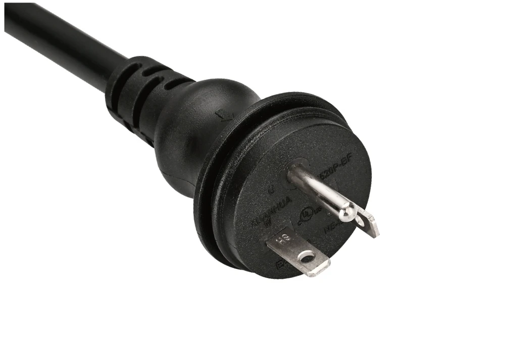 American Power Cord NEMA 5-20P Waterproof IP44 Male Plug, 20A 125V