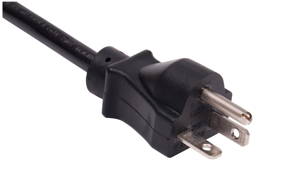 American Power Cord NEMA 5-20P Straight Ergonomic Male Plug, 20A 125V
