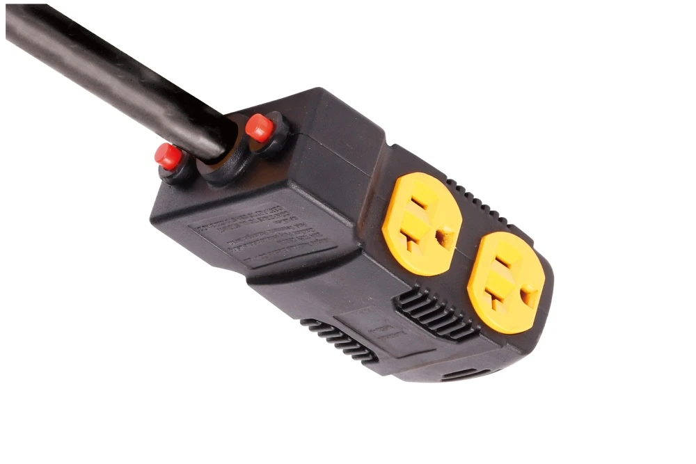 American Power Cord NEMA 5-20R power splitter Female Receptacle, 20A 125V