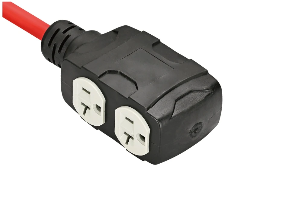 American Power Cord NEMA 5-20R power strip splitter Female Receptacle, 20A 125V
