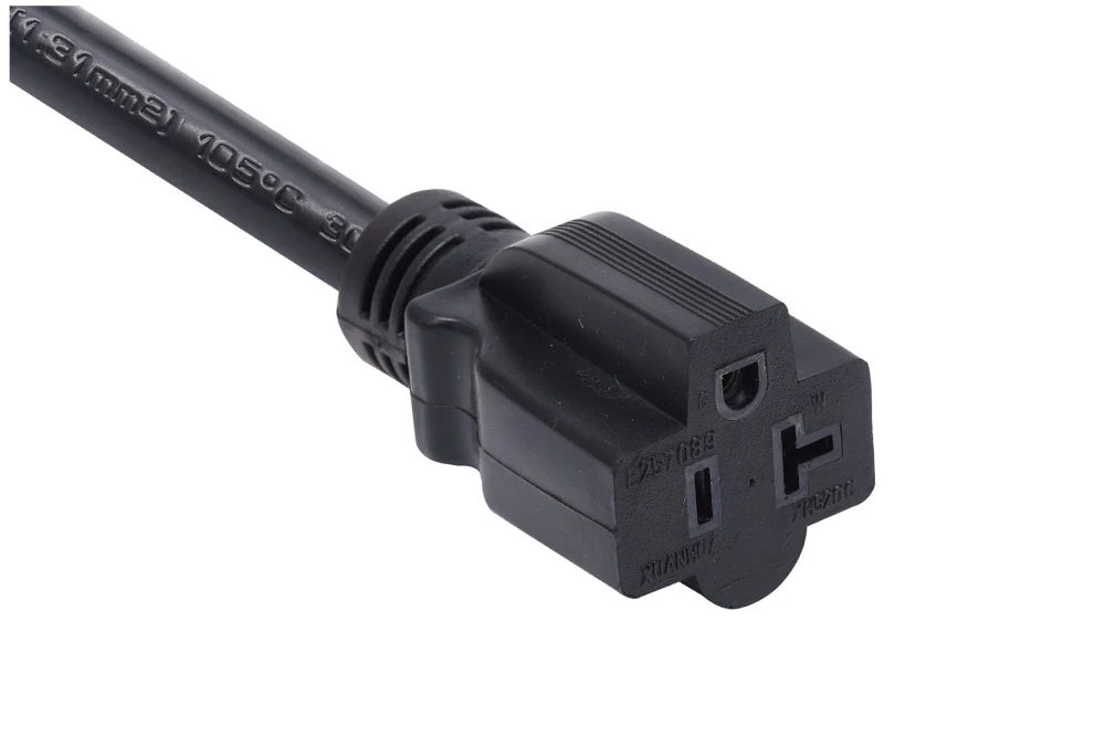 American Power Cord NEMA 5-20R Extension Cord Female Receptacle, 20A 125V