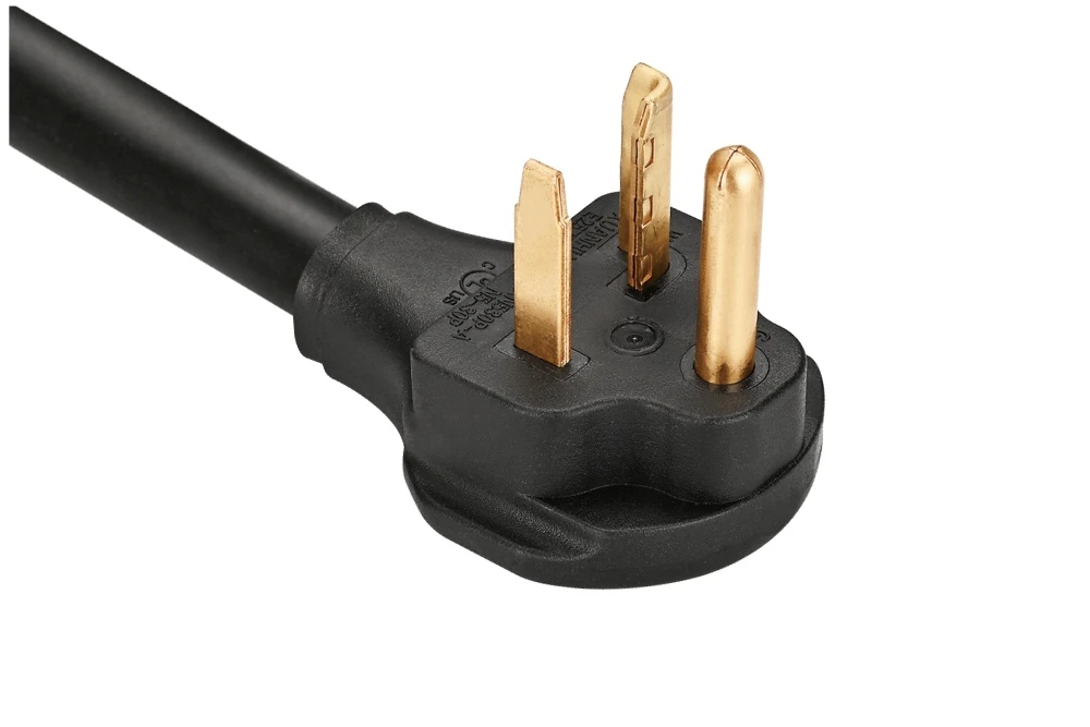 American Power Cord NEMA 5-30P Right Angle Male Plug, 30A 125V