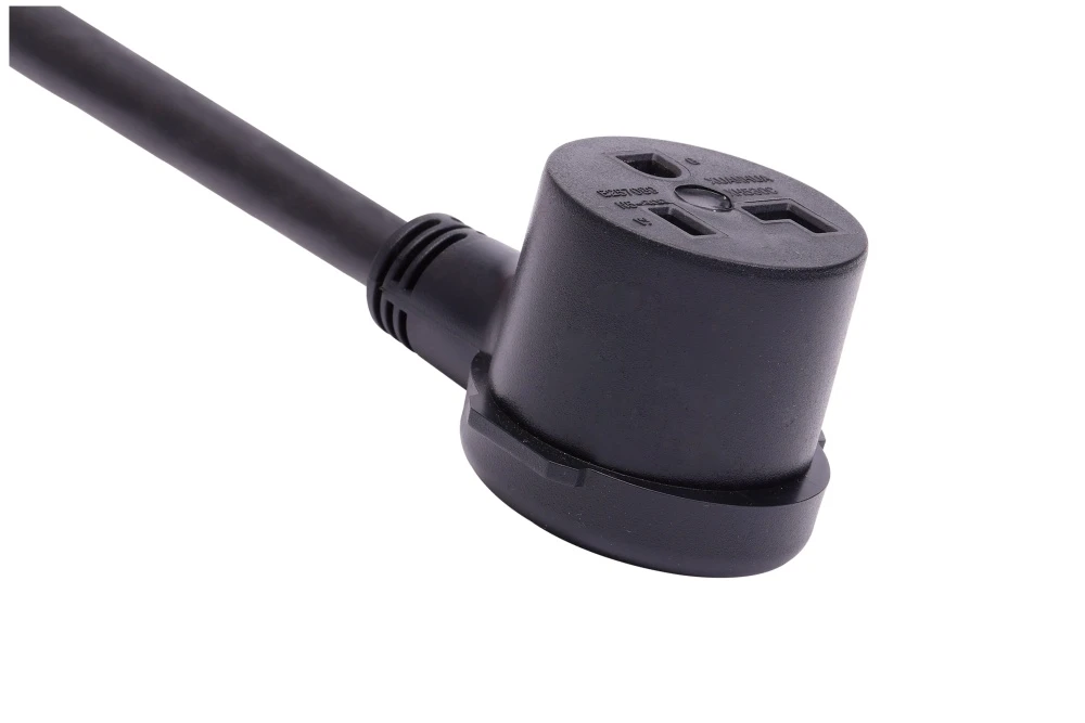 American Power Cord NEMA 5-30R Right Angle Extension Cord, 30A 125V