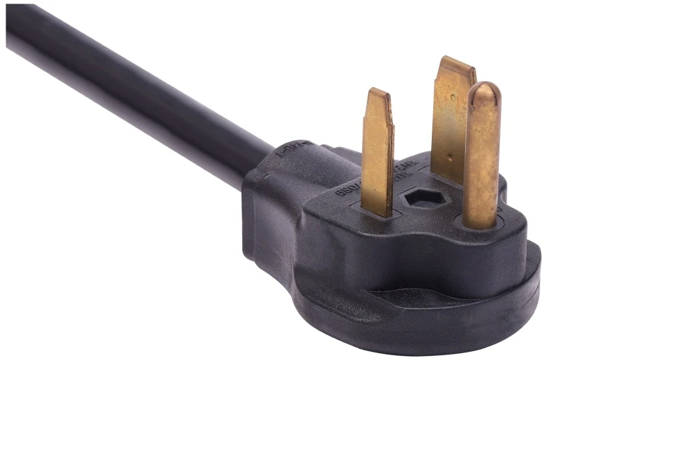 American Power Cord NEMA 5-50P Right Angle Male Plug, 50A 125V