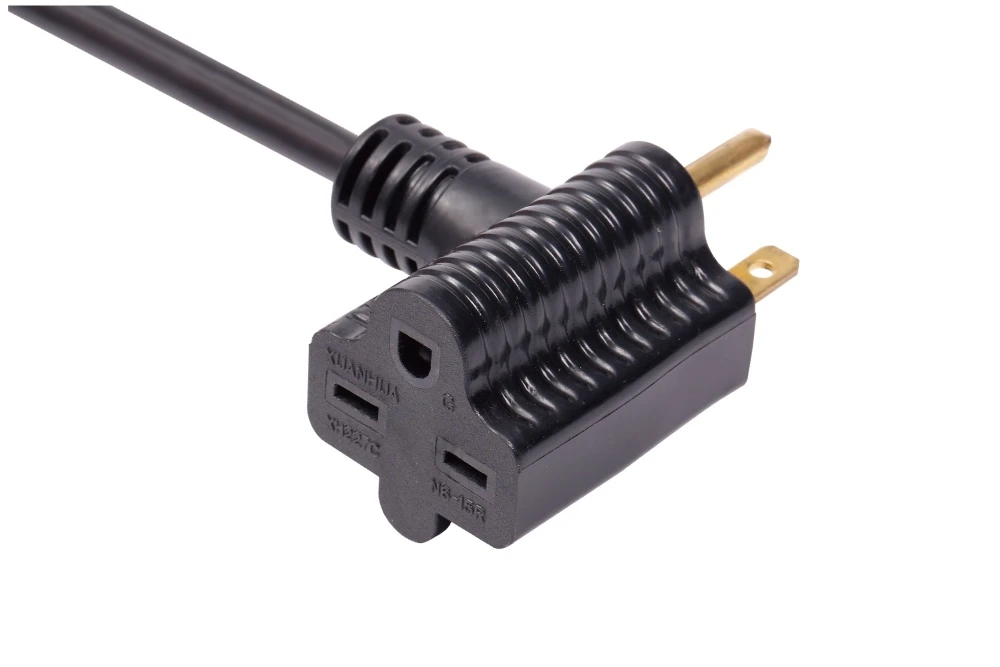 American Power Cord NEMA 6-15P/NEMA 6-15R Integrated Male Plug/Female Receptacle, 15A 250V