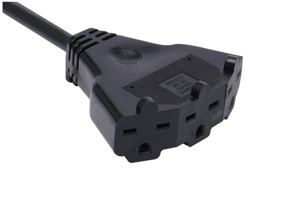 American Power Cord NEMA 6-15R Fan-shape Extension Receptacle Splitter, 15A 250V