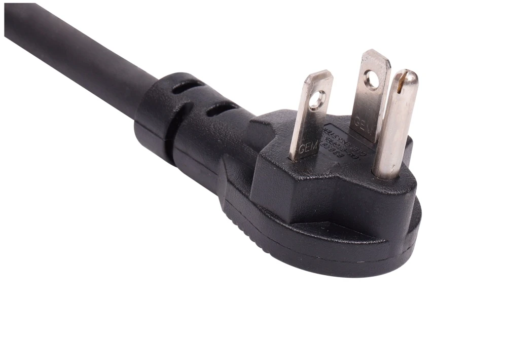 American Power Cord NEMA 6-20P Left Angle Male Plug, 20A 250V