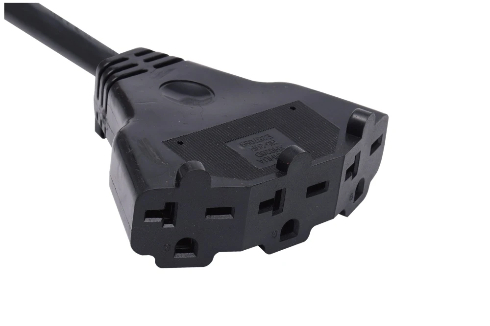 American Power Cord NEMA 6-20R Fan-Shape Splitter Extension Connector, 20A 250V
