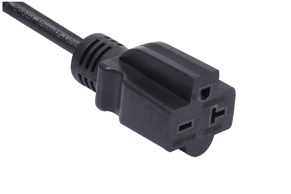American Power Cord NEMA 6-20R Single Female Socket Extension Cord, 20A 250V