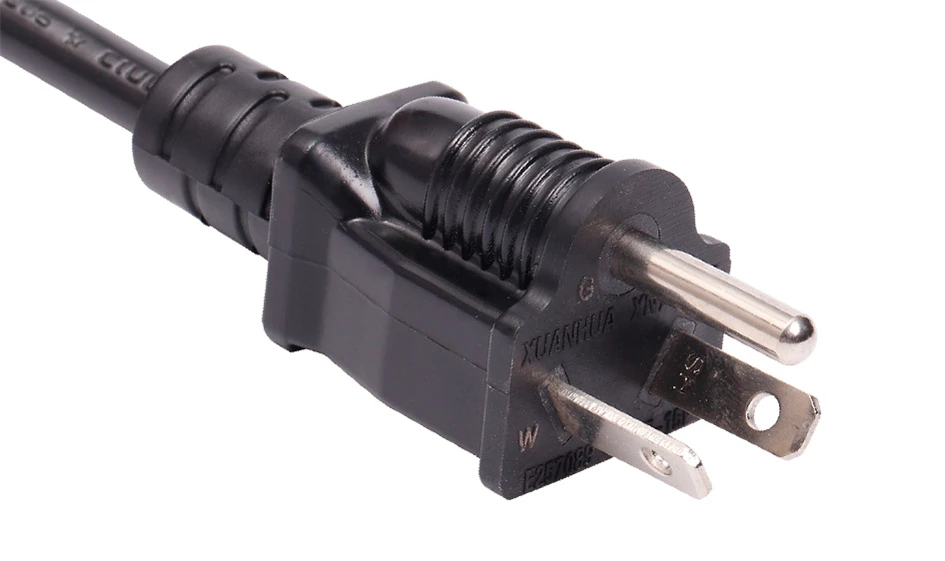 American Power Cord NEMA 7-15P Straight Male Plug, 15A 277V/AC
