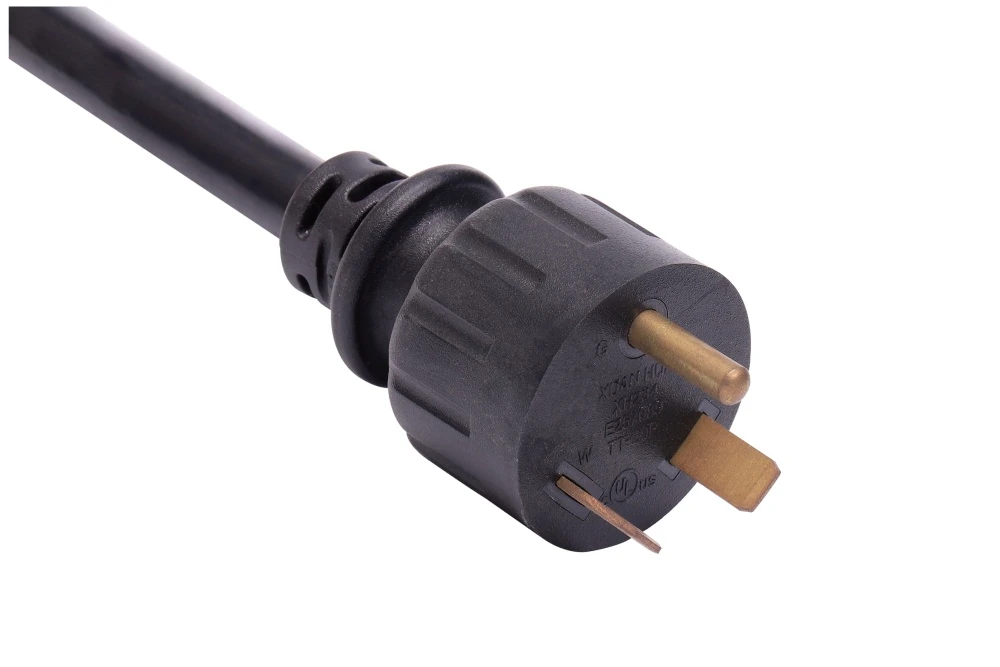 American Power Cord NEMA TT-30P RV Travel Male Plug, 30A 120V