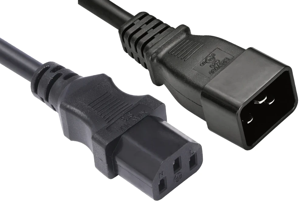 IEC 60320 C13 To C20 Power Cords Connector