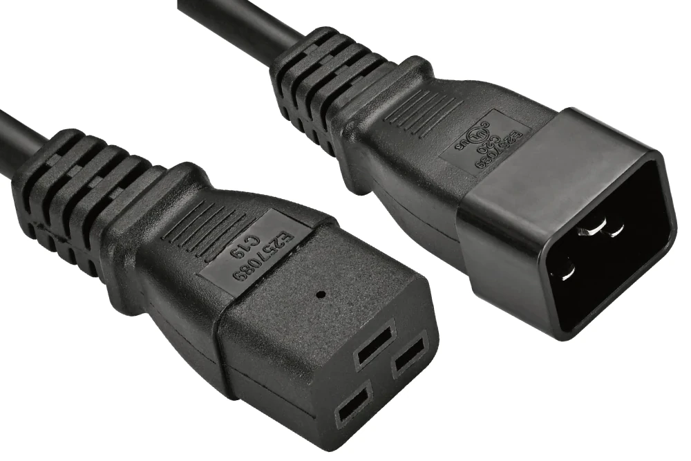 IEC 60320 C19 To C20 Power Cords Connector