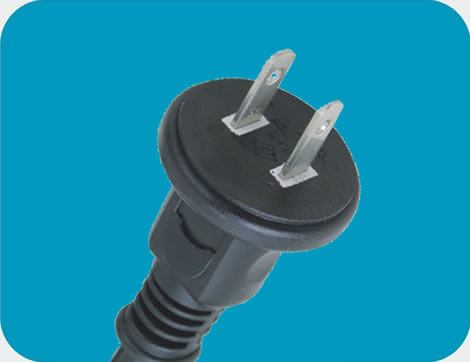Japan Power Cords, JIS C 8303 Plug, Type A, 2 poles, PSE Certified