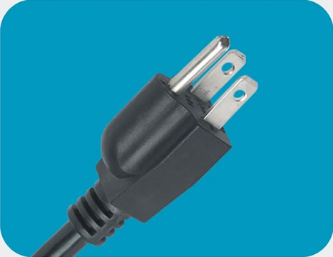 Japan Power Cords, JIS C 8303 Plug, Type B, 3 poles, PSE Certified