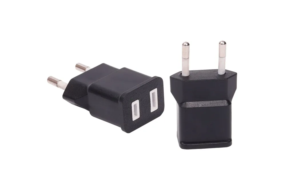 Europe To Usa Power Adapter Plug CEE 7/16 To NEMA 1-15R