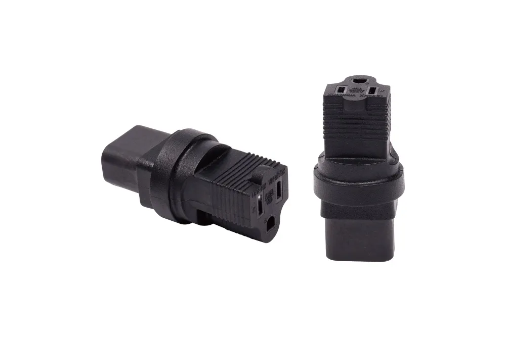 IEC C14 To Usa Power Adapter Plug IEC 60320 C14 To NEMA 5-15R