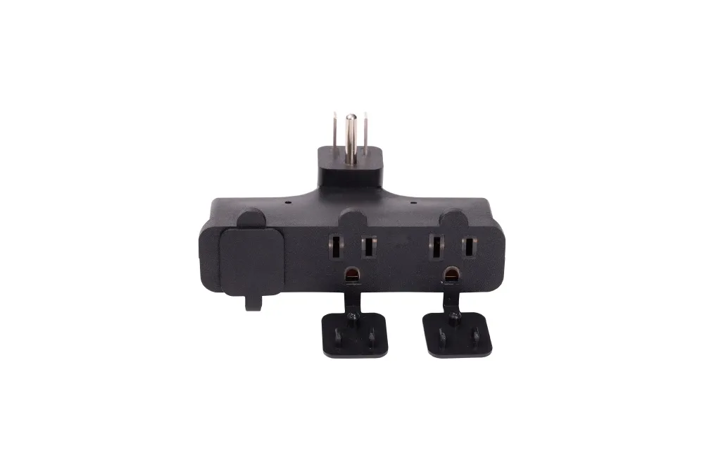 Usa Generator Rv Power Splitter Adapter Plug Multi NEMA 5-15P To NEMA 5-15R