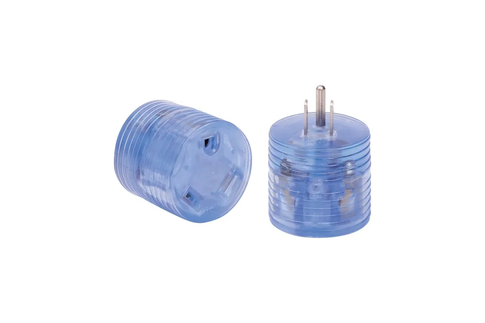 Usa Power Adapter Plug Transparent NEMA 5-15P To NEMA TT-30R