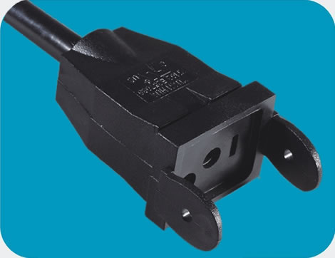 Sun System Lamp Reflector Ballast Power Supply Cords , UL Standards Plug, Type Sun System, 3 poles, according to UL standards