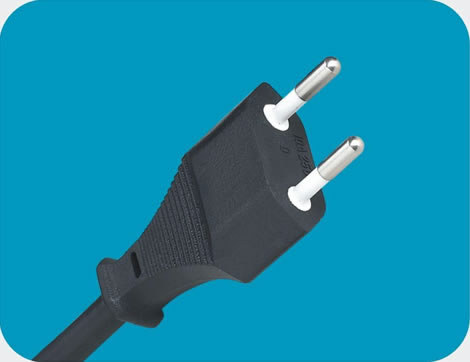 Swiss Power Cords, SN 441011 Plug, Type C, 2 poles, SEV Certified